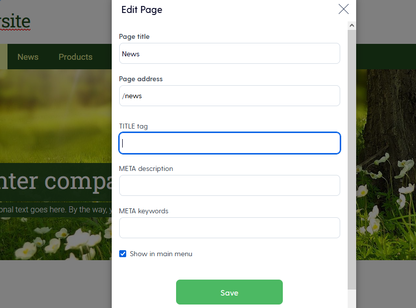 SEO-features